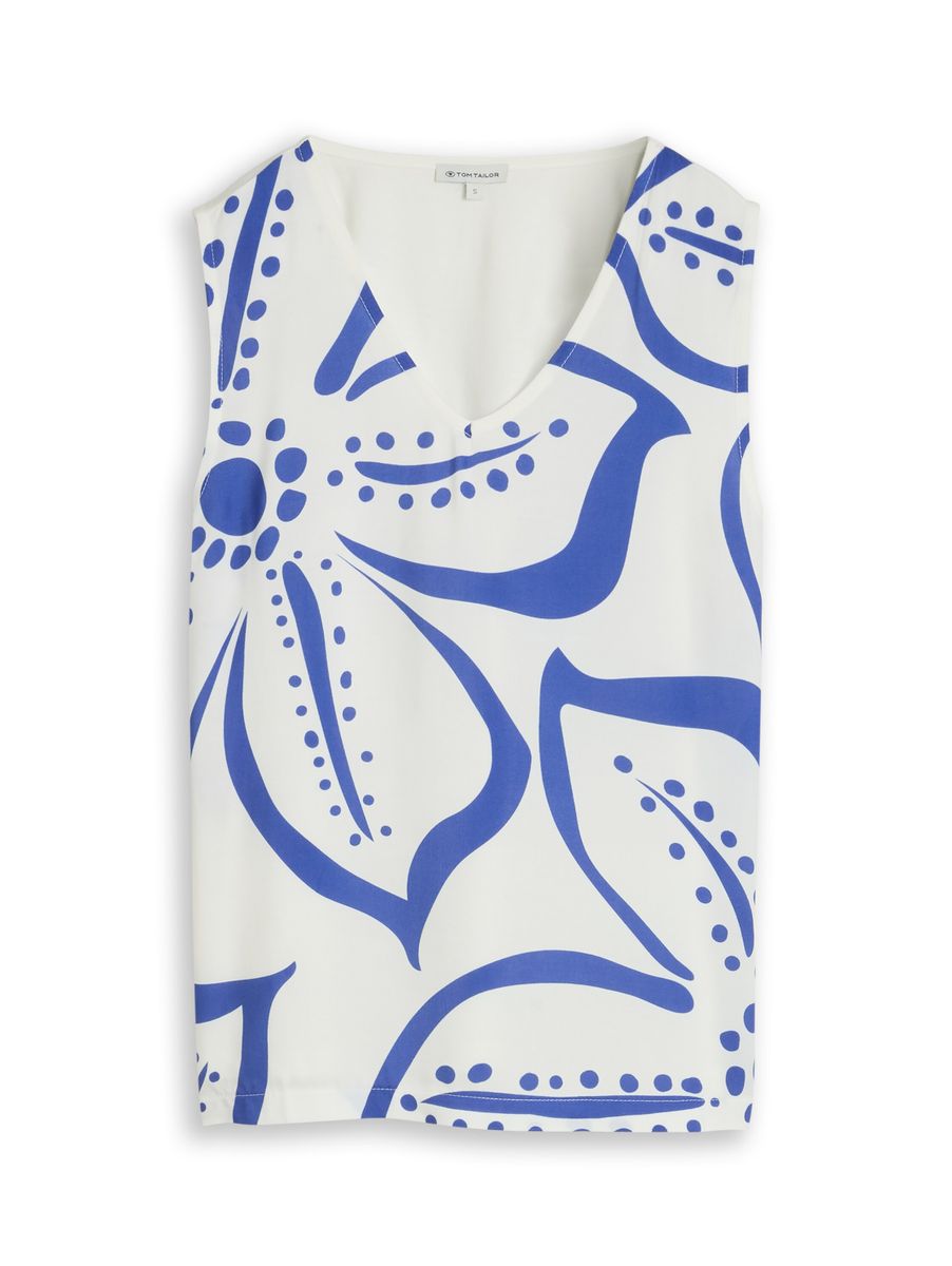 Top mit Blumenmuster