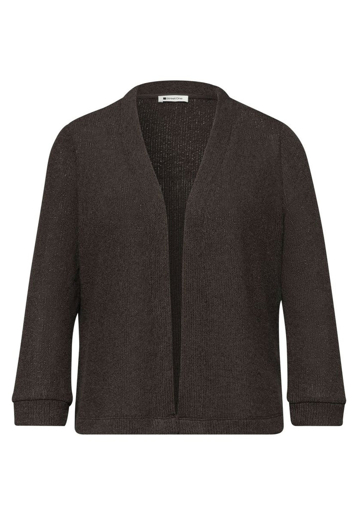 Langarm Jacke im Strick-Look