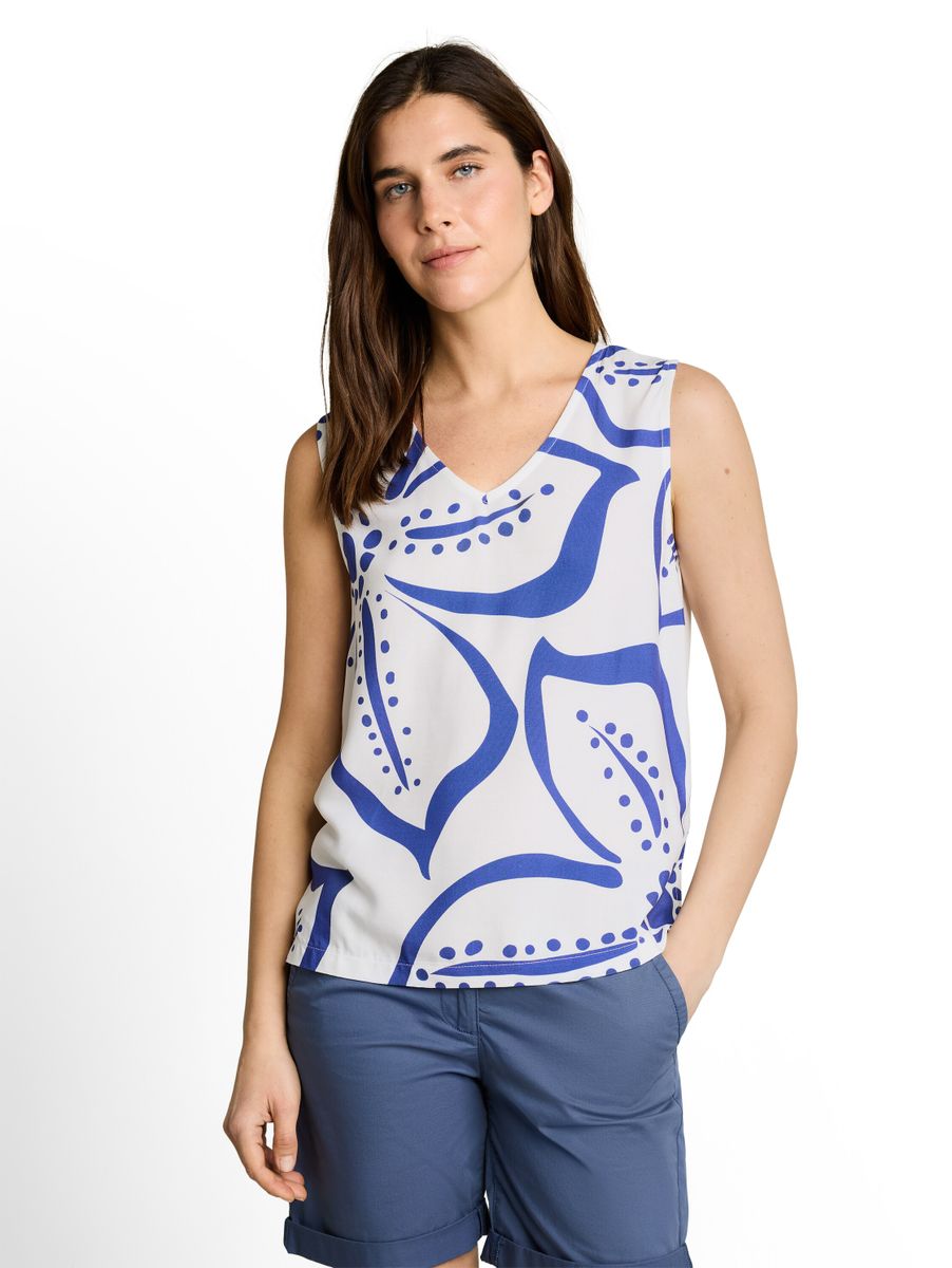 Top mit Blumenmuster