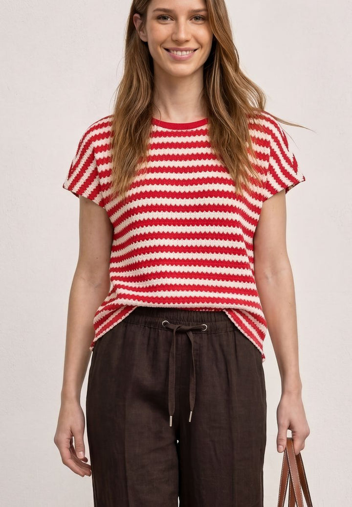 Wide Leg Hose im Loose Fit aus Leinen