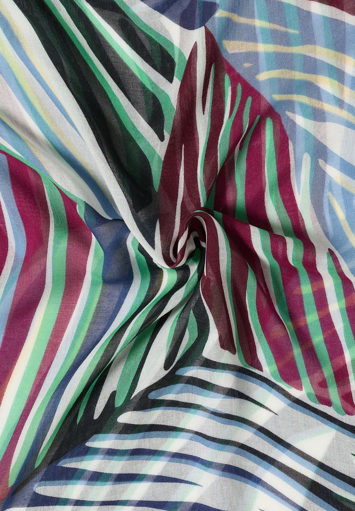 Loop-Schal mit grafischem Muster