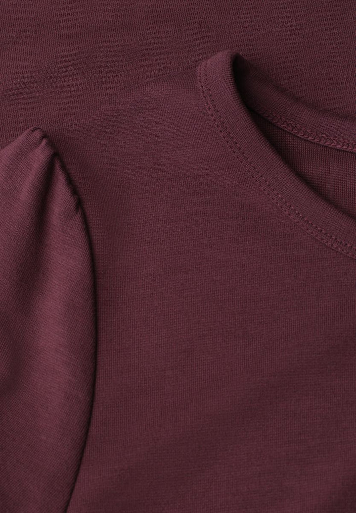 Midi-Kleid aus Jersey mit Puffärmeln