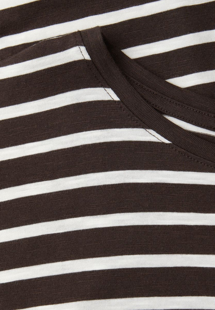 Dropped Shoulder Shirt mit Streifen