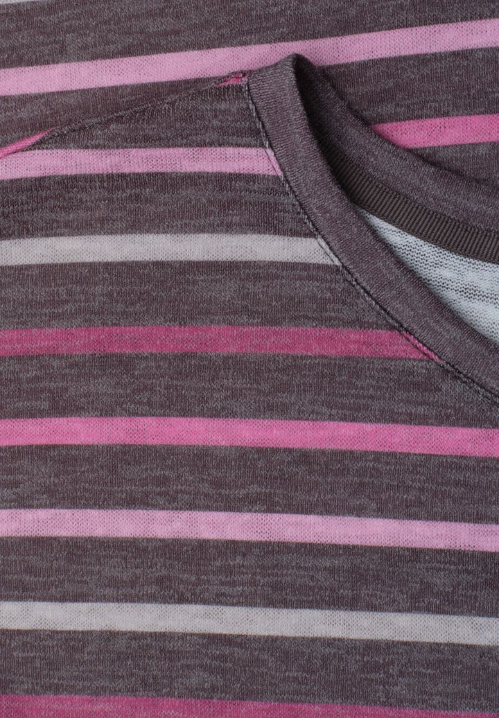 Dropped Shoulder Shirt mit Streifen