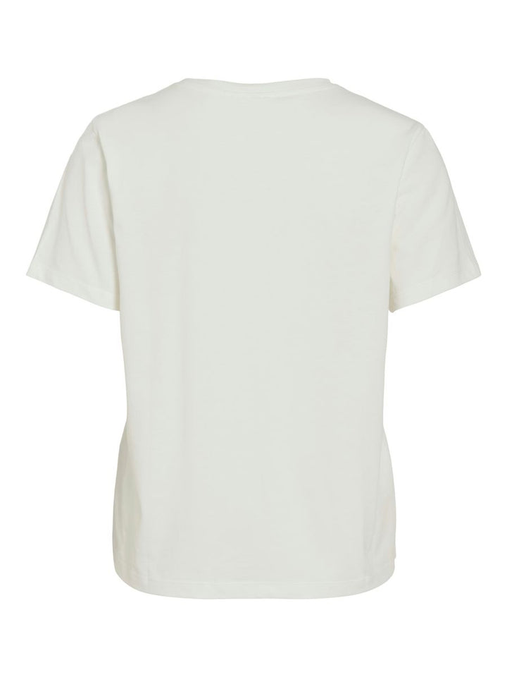 VISYBILLA O-NECK S/S LEMON TOP/PB