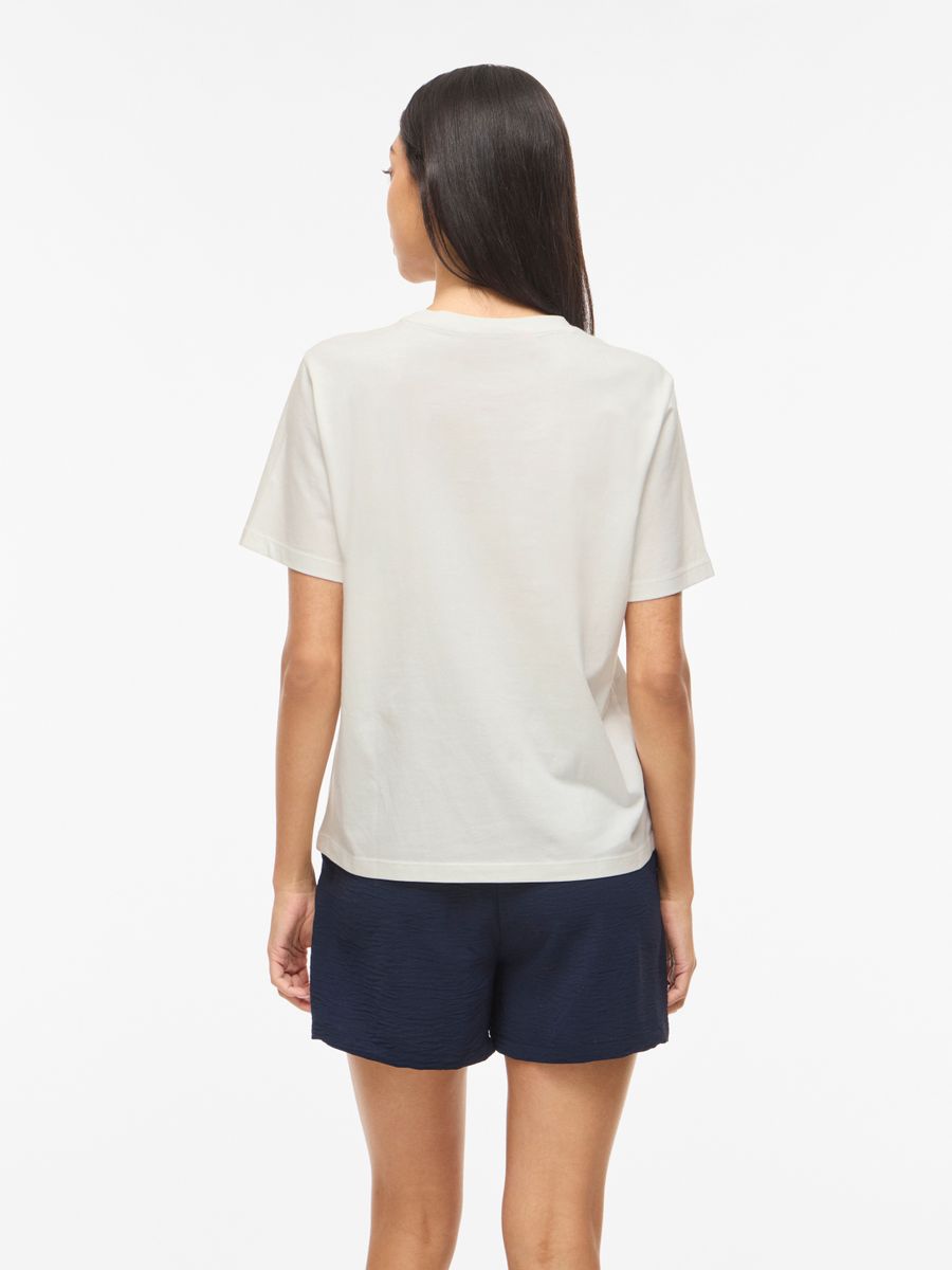 VISYBILLA O-NECK S/S LEMON TOP/PB