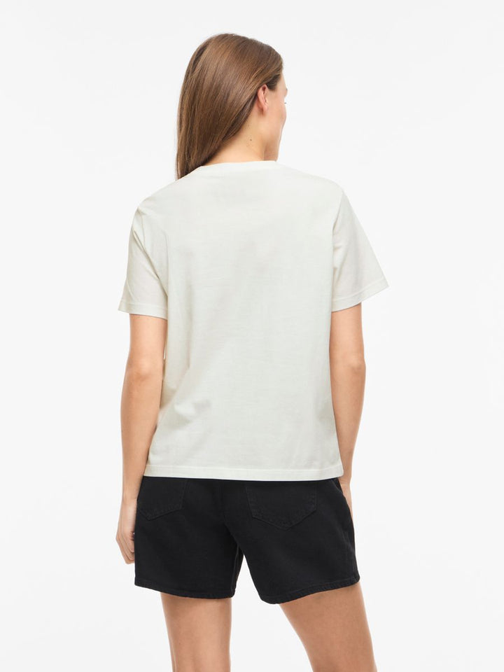 VISYBILLA O-NECK S/S LEMON TOP/PB
