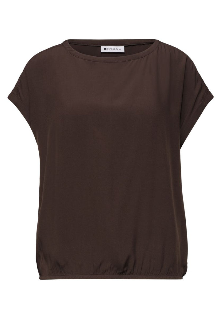 Dropped Shoulder Bluse mit Tapedetails