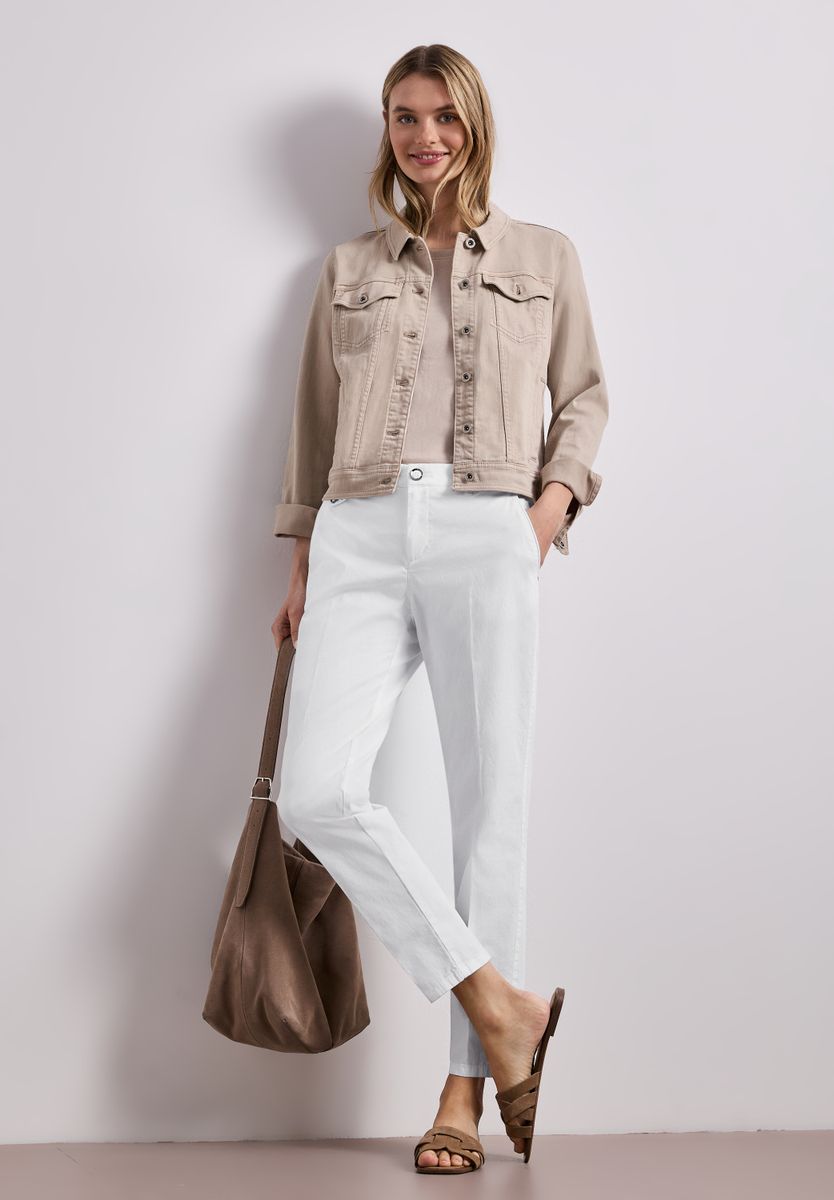 Chino im Casual Fit in softer Qualität