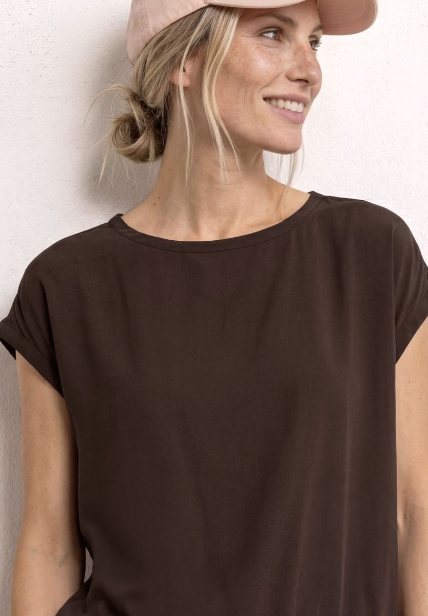Dropped Shoulder Bluse mit Tapedetails