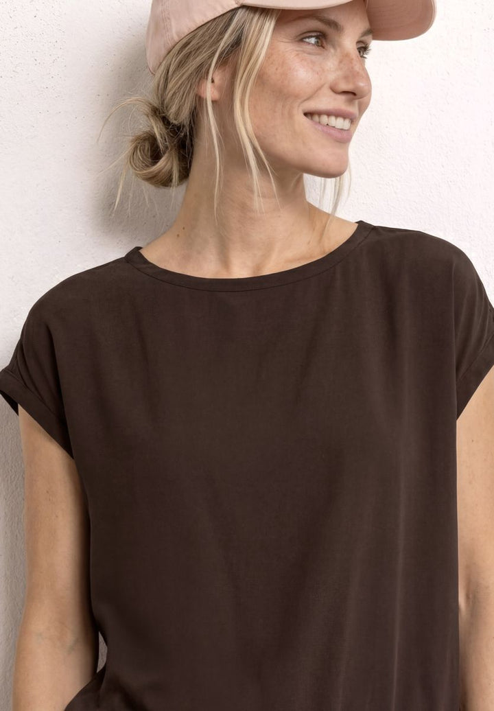 Dropped Shoulder Bluse mit Tapedetails