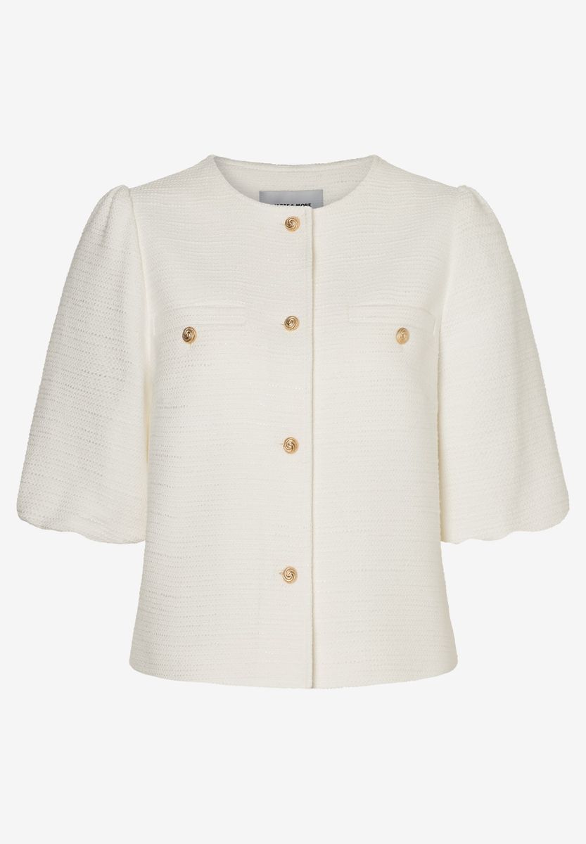 kurze Boucléjacke
