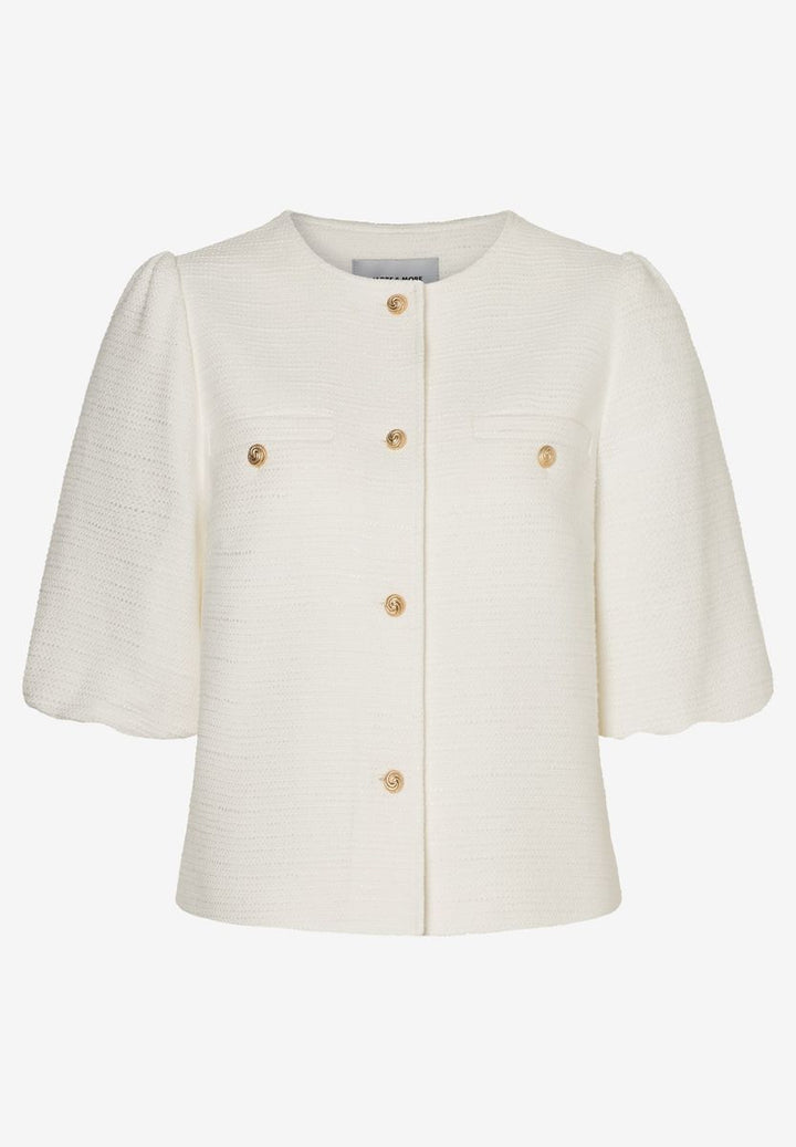 kurze Boucléjacke