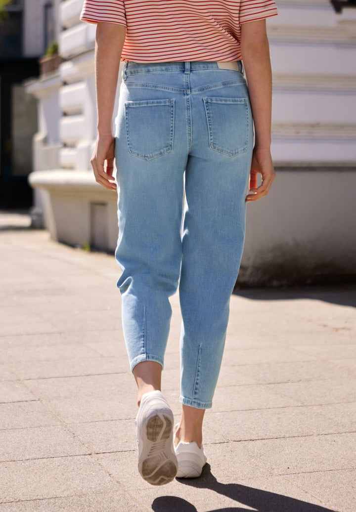 High Waist Barrel Leg Jeans im Loose Fit