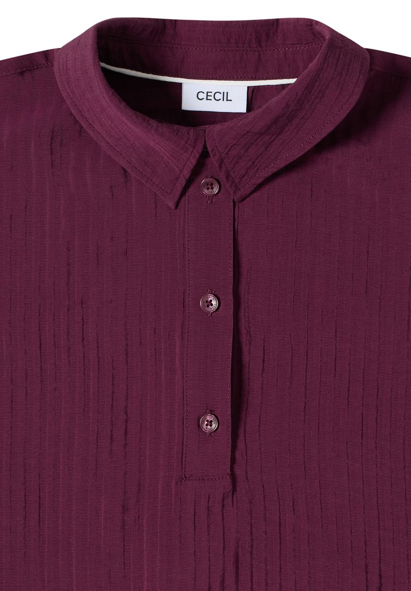 Dropped Shoulder Bluse mit Struktur