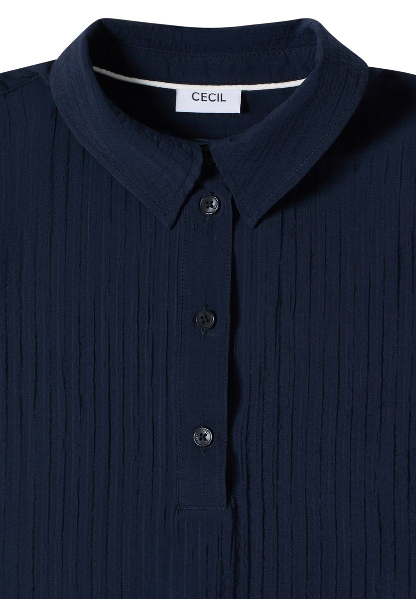Dropped Shoulder Bluse mit Struktur