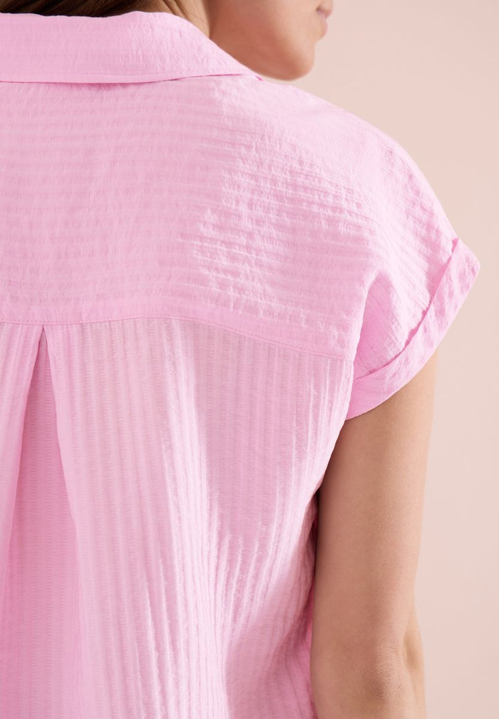Dropped Shoulder Bluse mit Struktur