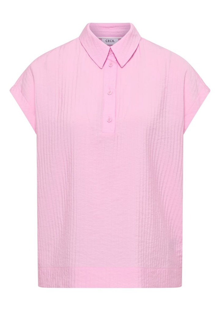 Dropped Shoulder Bluse mit Struktur