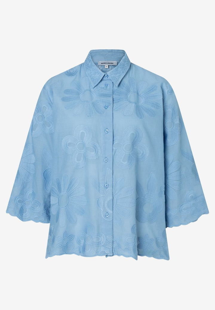 Bluse mit Bestickung