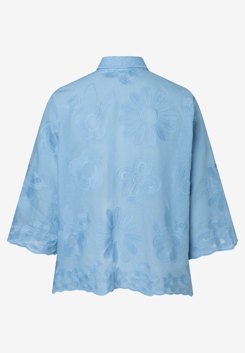 Bluse mit Bestickung