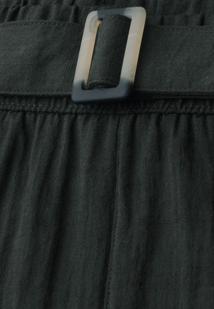 Wide Leg Hose mit Gürtel im Casual Fit
