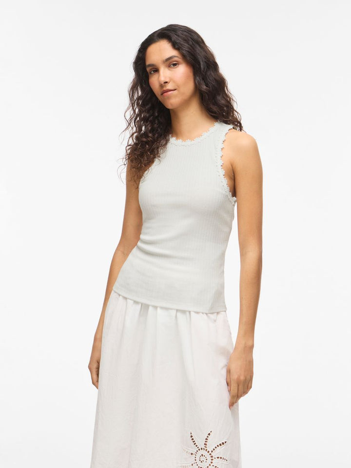 VIBABIA FLOWER O-NECK S/L TOP/1