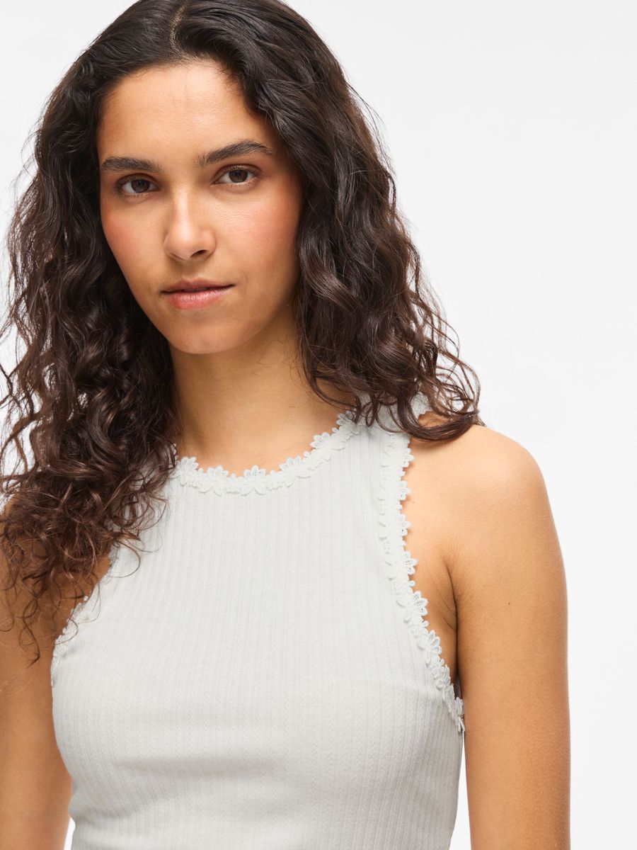 VIBABIA FLOWER O-NECK S/L TOP/1