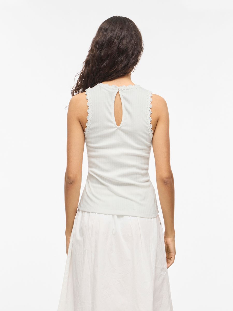 VIBABIA FLOWER O-NECK S/L TOP/1