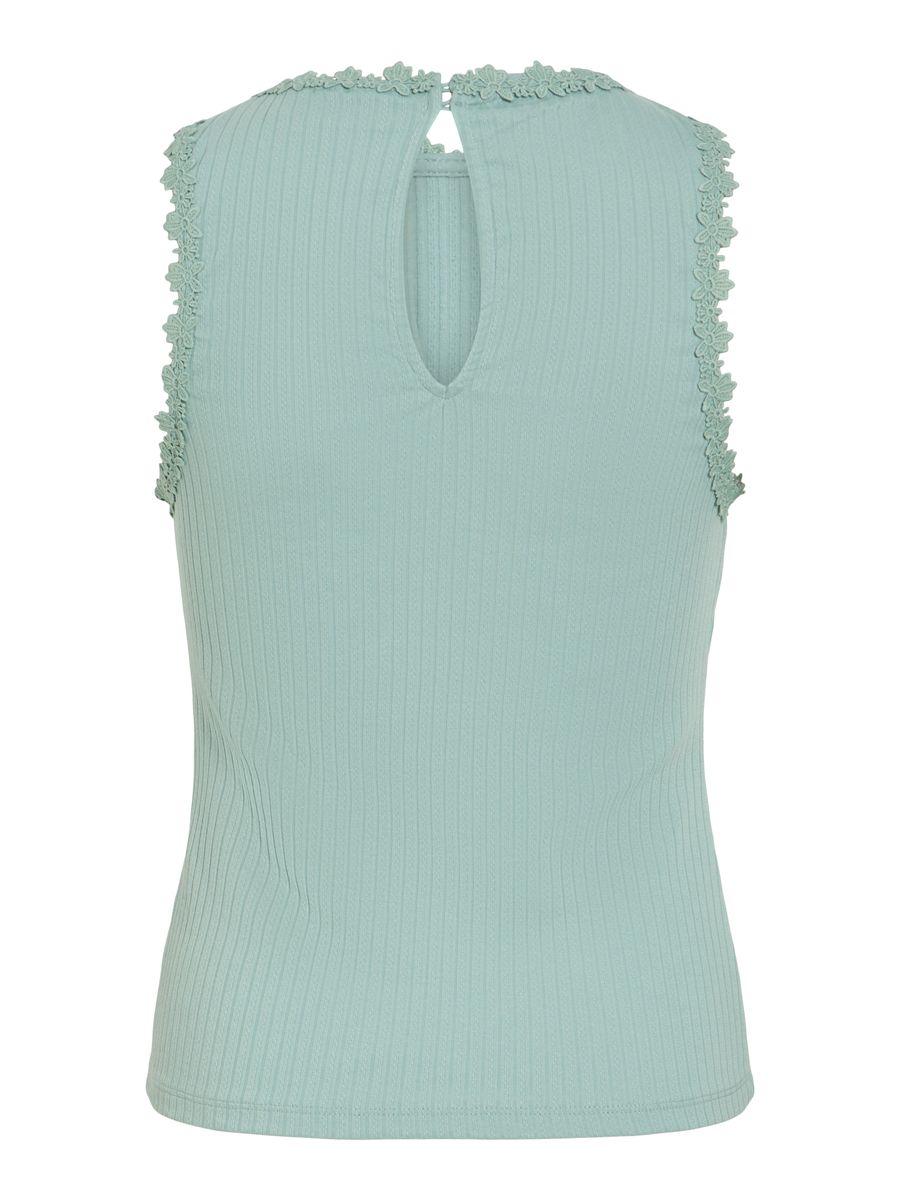 VIBABIA FLOWER O-NECK S/L TOP/1