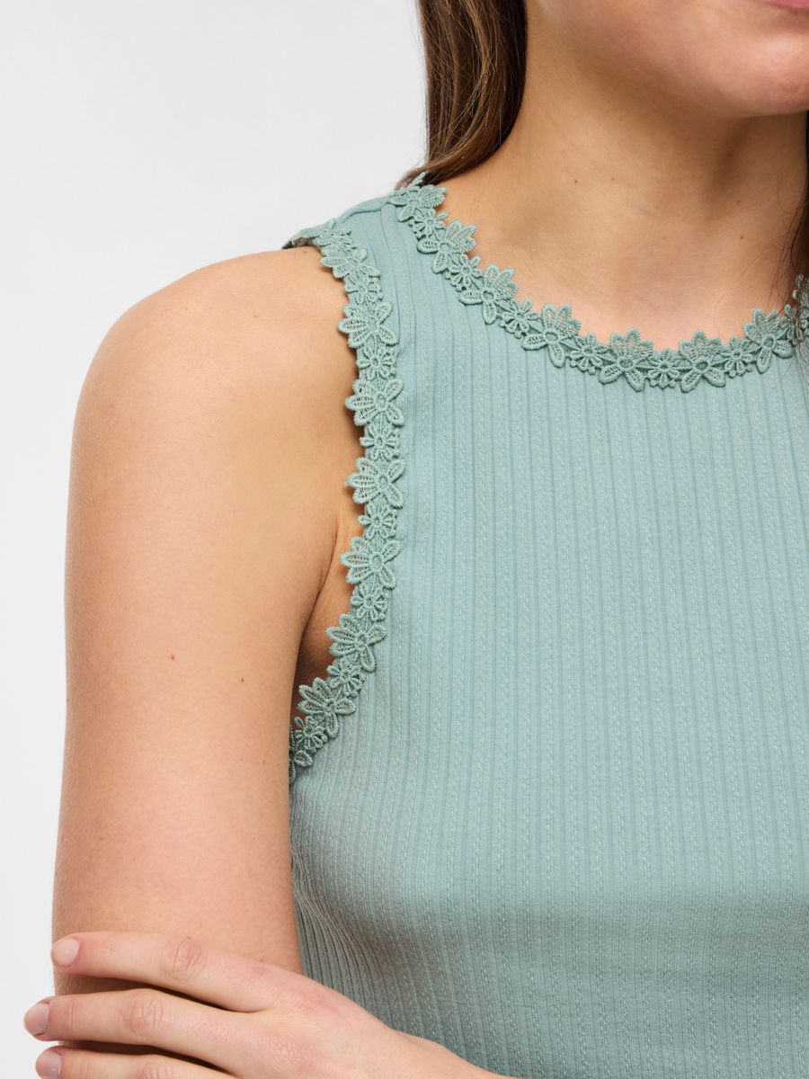 VIBABIA FLOWER O-NECK S/L TOP/1