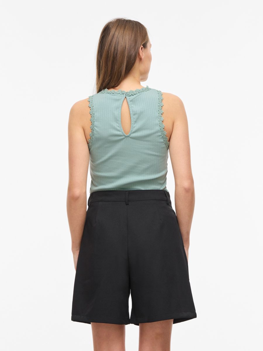 VIBABIA FLOWER O-NECK S/L TOP/1