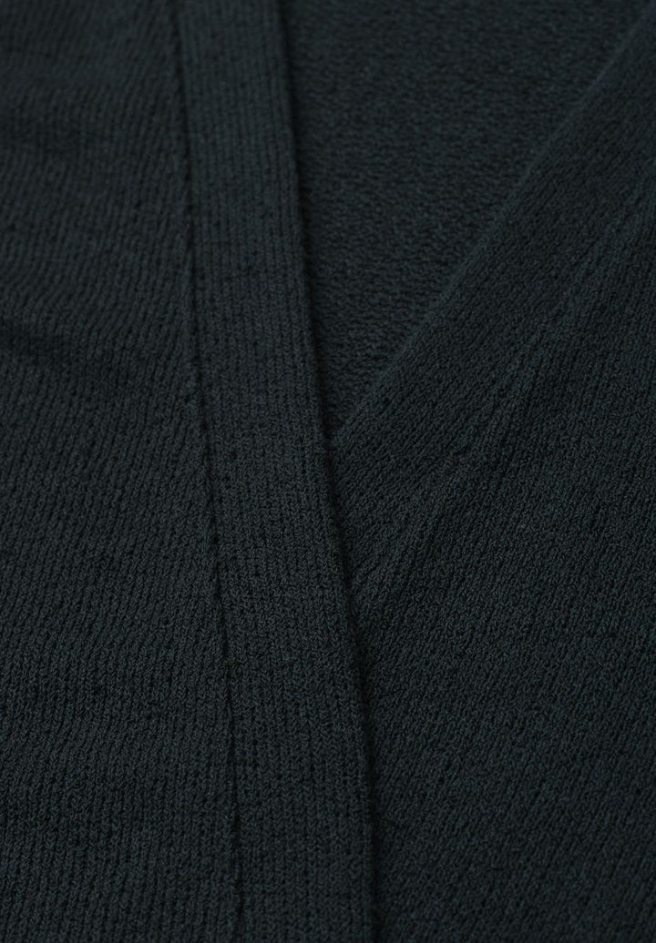 Langarm Jacke im Strick-Look