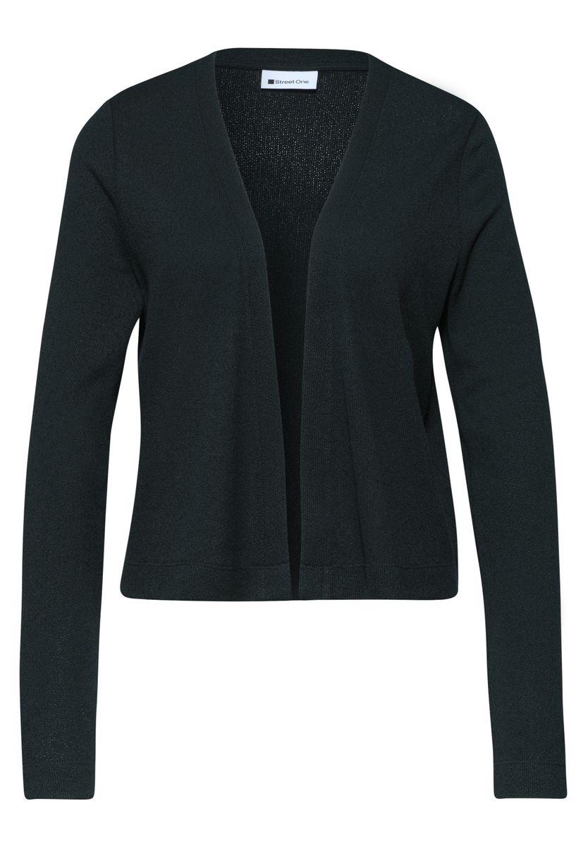 Langarm Jacke im Strick-Look