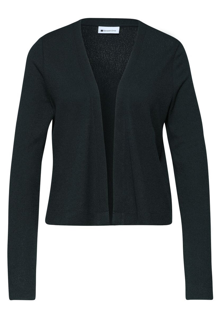 Langarm Jacke im Strick-Look