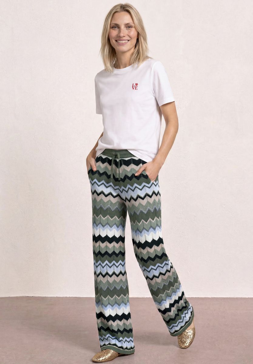Hose mit Zick-Zack Muster