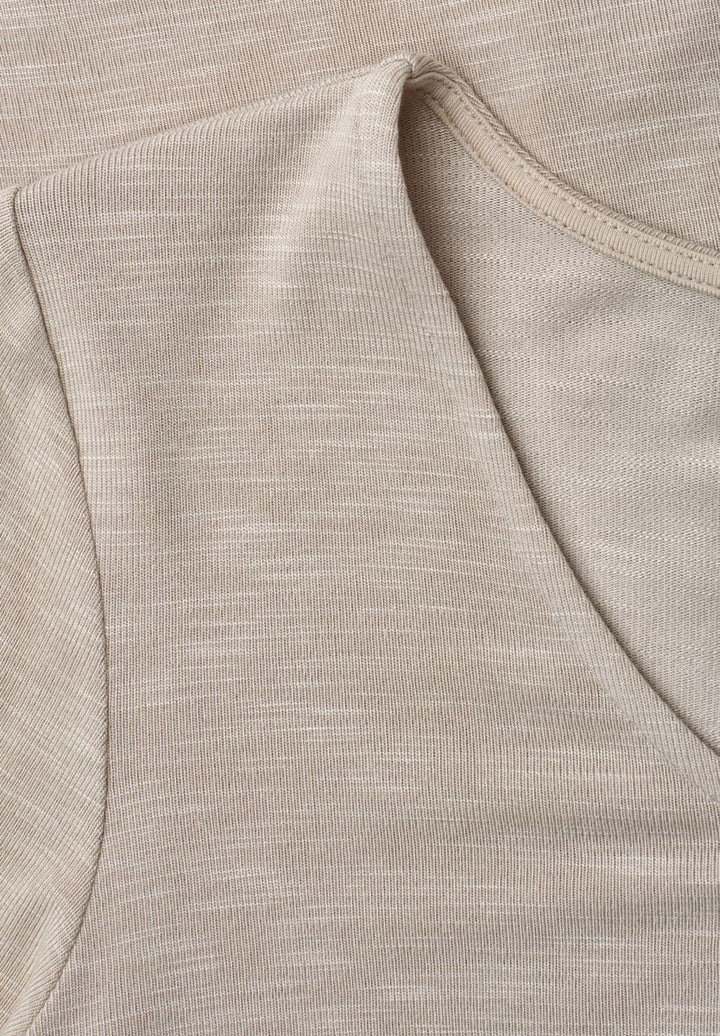 Kurzarm Shirt mit Knotendetail