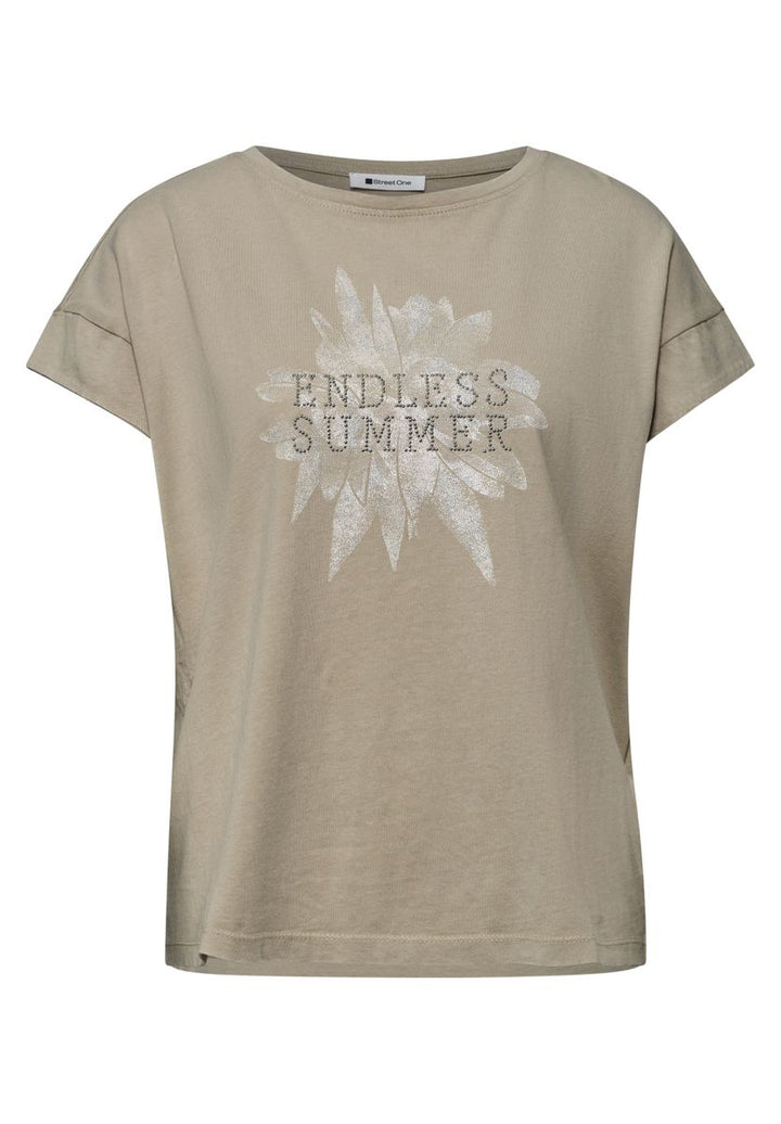 Dropped Shoulder Shirt mit Artwork
