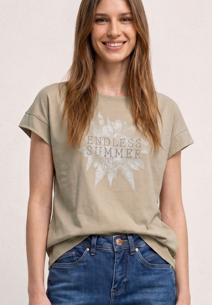 Dropped Shoulder Shirt mit Artwork