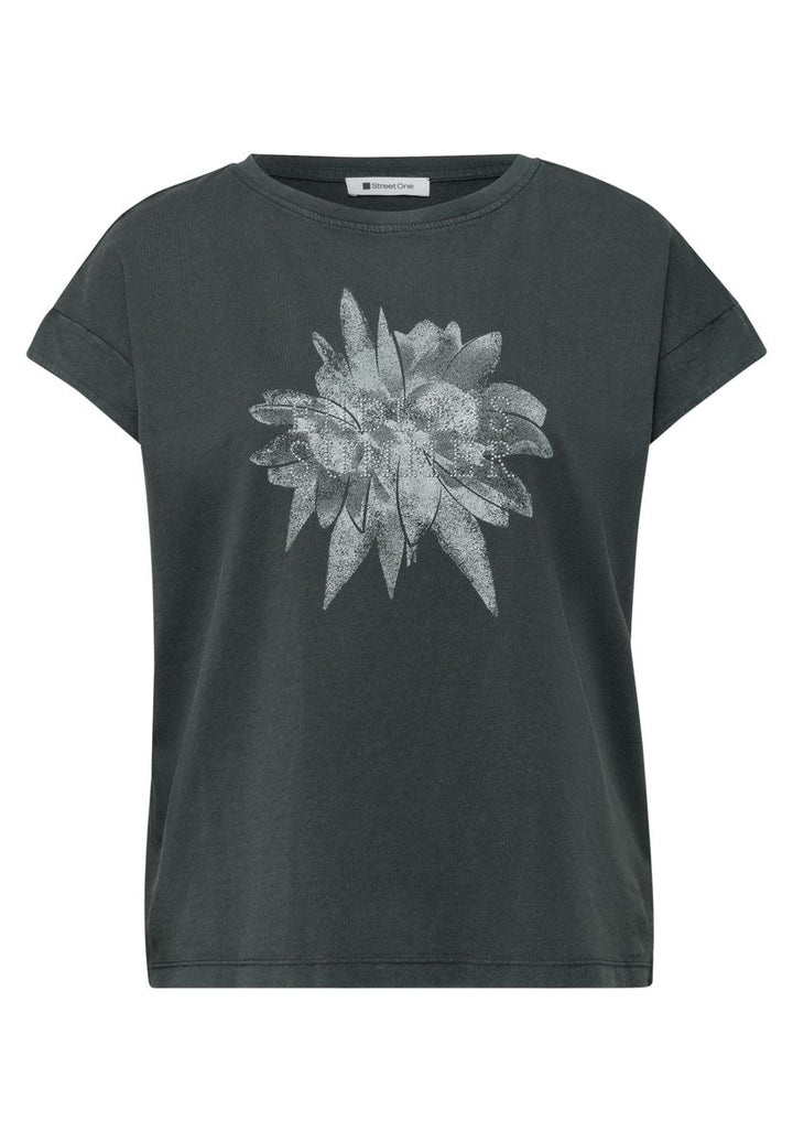 Dropped Shoulder Shirt mit Artwork
