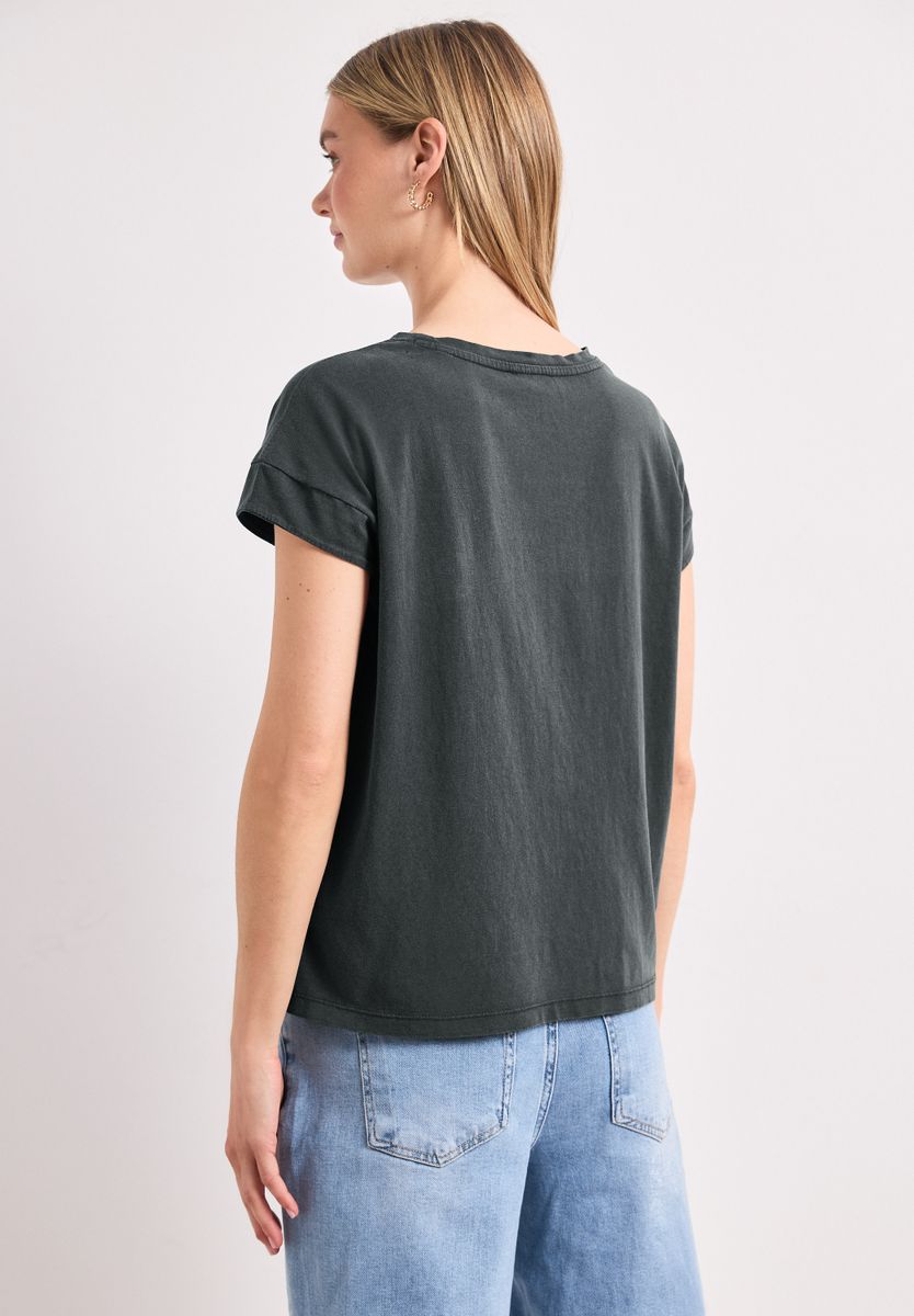 Dropped Shoulder Shirt mit Artwork