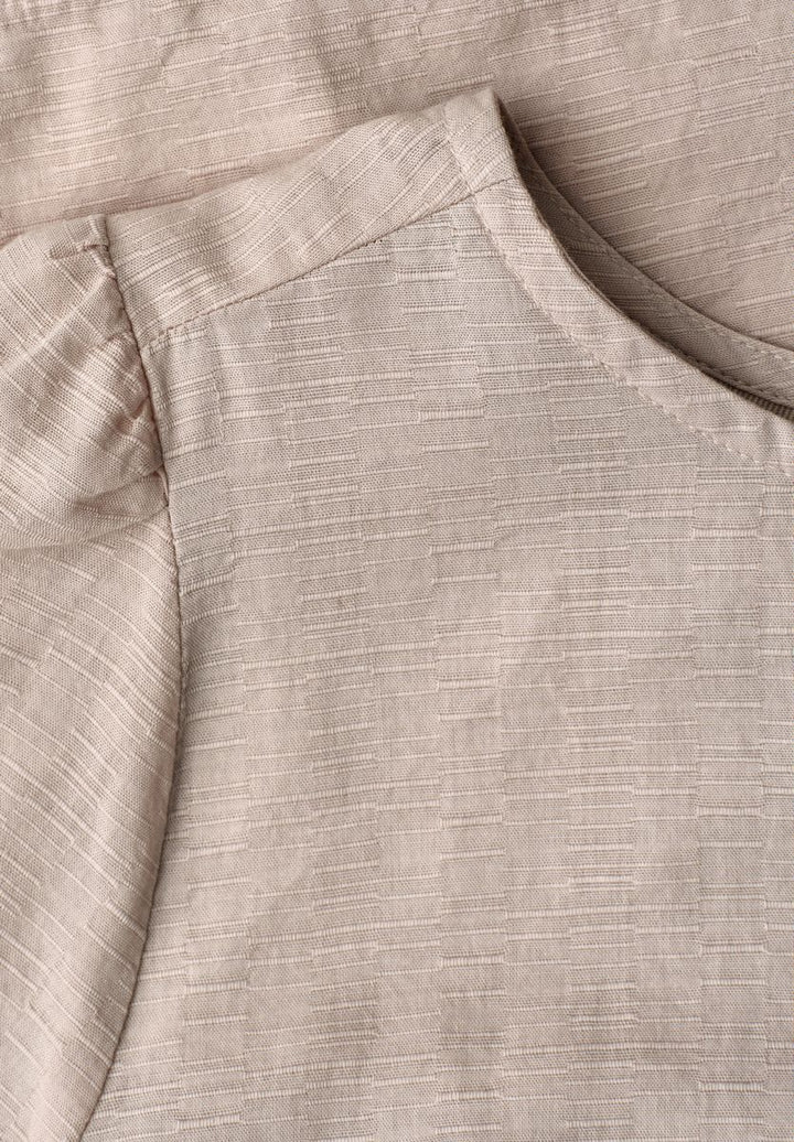 Blusenshirt mit Rundhals und Tape-Details