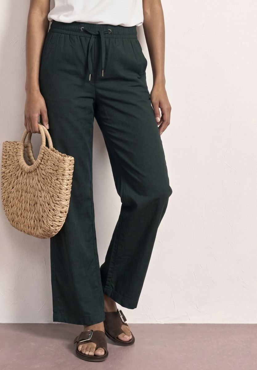 High Waist Wide Leg Hose im Loose Fit
