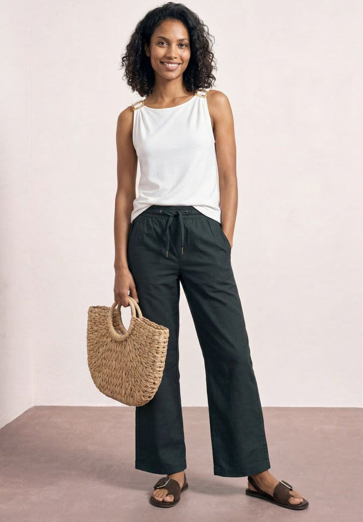 High Waist Wide Leg Hose im Loose Fit