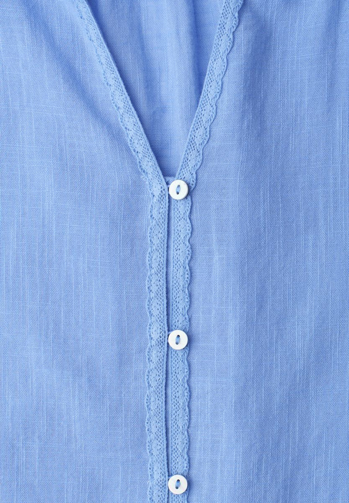 3/4-Arm Tunika mit Spitzendetails