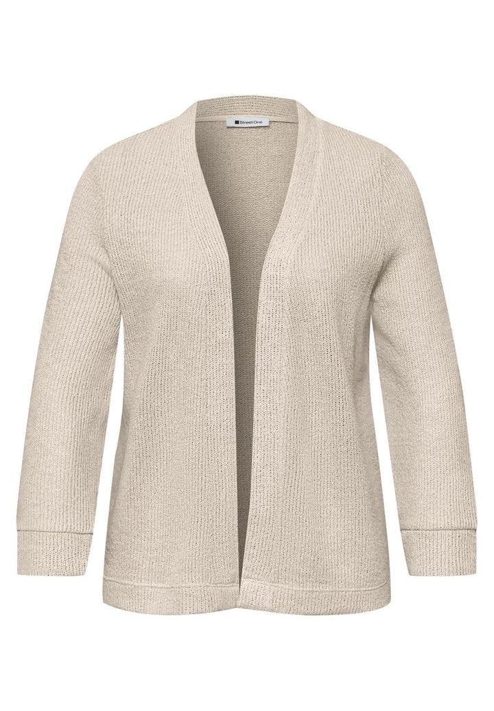 Langarm Jacke im Strick-Look