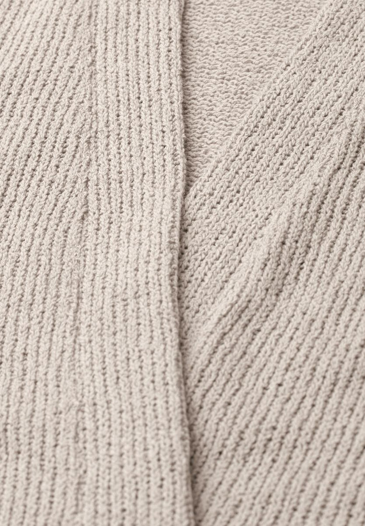 Langarm Jacke im Strick-Look