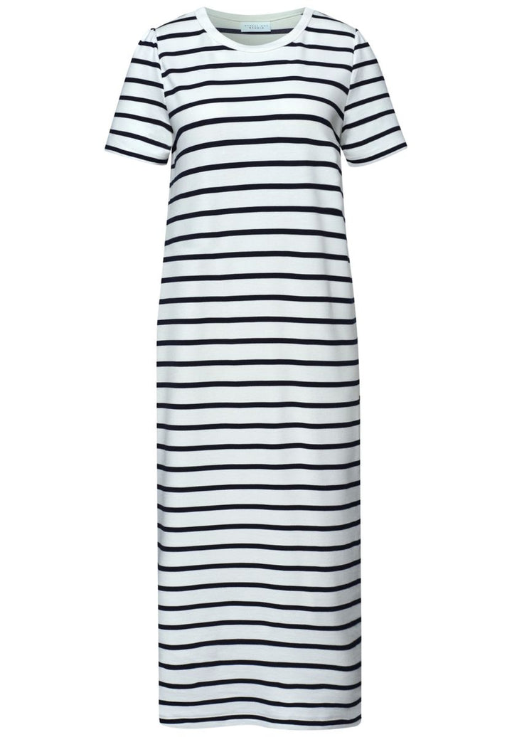 Midi-Kleid mit Raffung am Ärmel