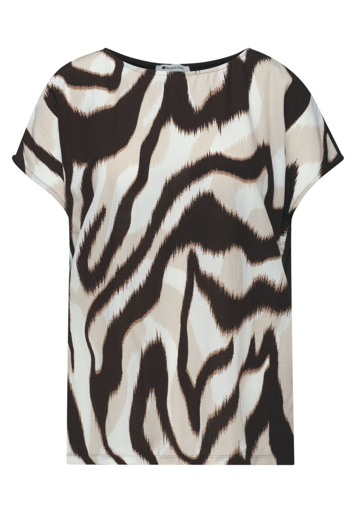 Dropped Shoulder Shirt mit Print
