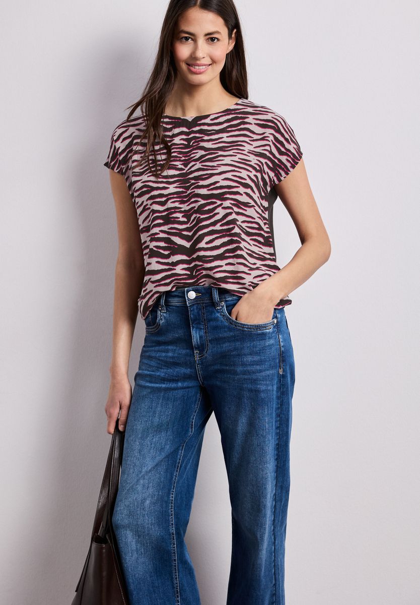 Dropped Shoulder Shirt mit Print