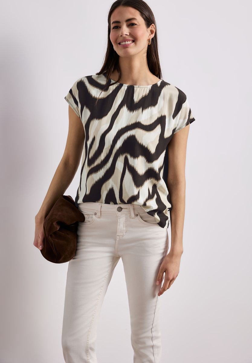 Dropped Shoulder Shirt mit Print
